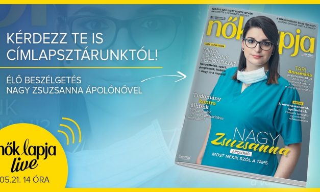The front page of Nők Lapja featured a nurse instead of a celebrity