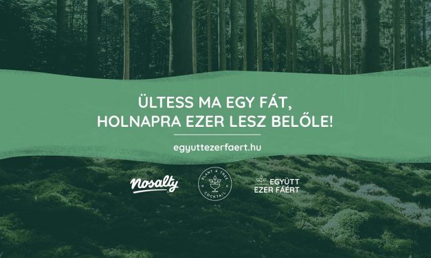 Együtt ezer fáért! (Together for one thousand trees) – The joint campaign of Nosalty and the Plant A Tree Cocktail has started