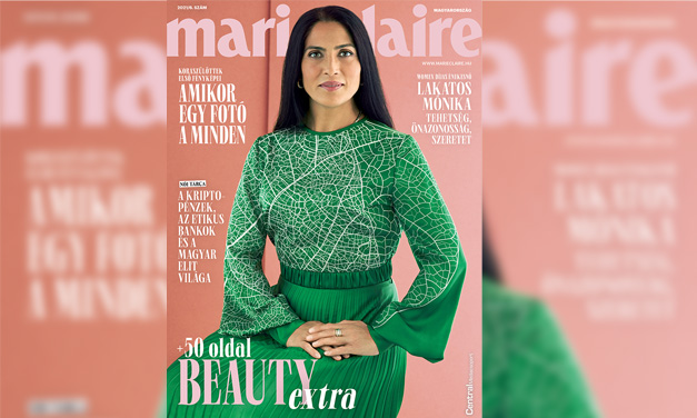 Roma énekesnő a Marie Claire új címlapján!